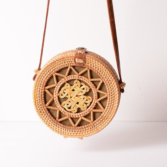 Damen Handtasche Handgefertigte Korbtasche Stilvoll und Vielseitig 2