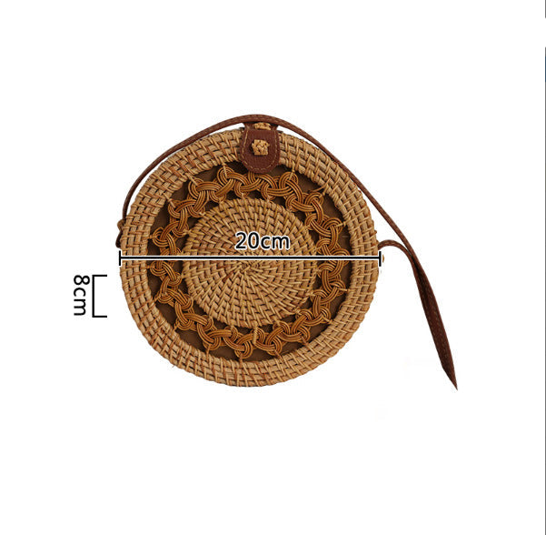 Damen Handtasche Handgefertigte Korbtasche Stilvoll und Vielseitig 8