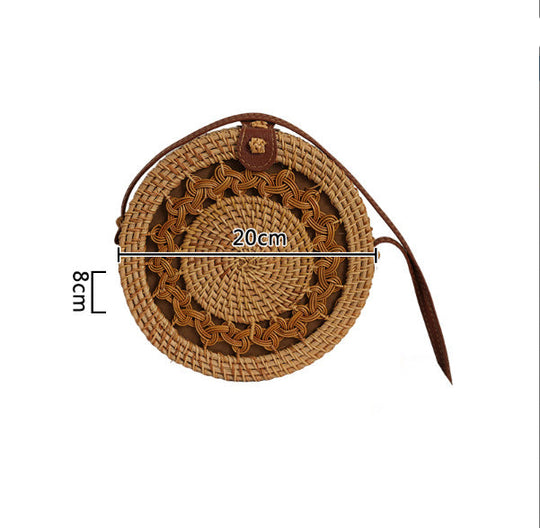 Damen Handtasche Handgefertigte Korbtasche Stilvoll und Vielseitig 8