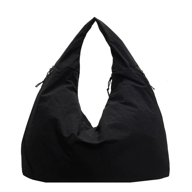 Damen Handtasche Minimalistisch Flexibles Material Große Umhängetasche 0