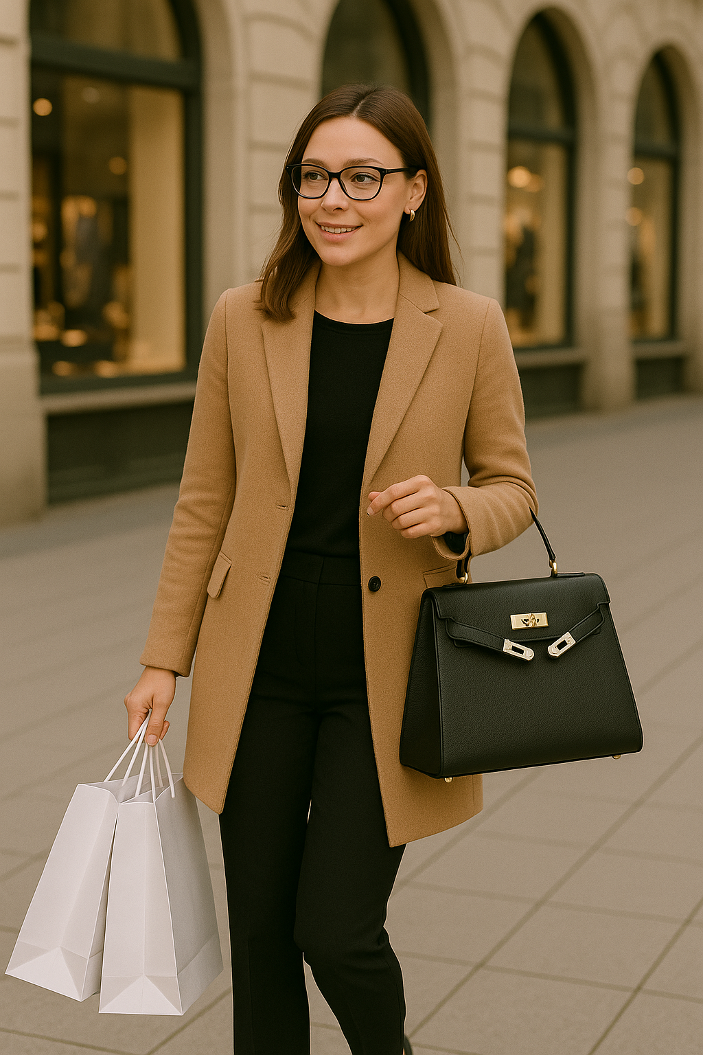 Damen Handtasche Strukturierte Form Mit Metallverschluss Hochwertiges Material 2