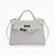 Damen Handtasche Strukturierte Form Mit Metallverschluss Hochwertiges Material 3