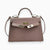 Damen Handtasche Strukturierte Form Mit Metallverschluss Hochwertiges Material 5