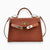 Damen Handtasche Strukturierte Form Mit Metallverschluss Hochwertiges Material 6