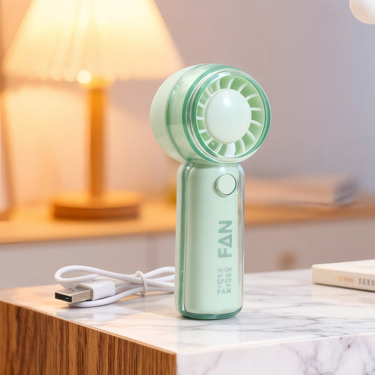 Damen Handventilator Tierdesign Ergonomisch USB Aufladbar Kompakt 7