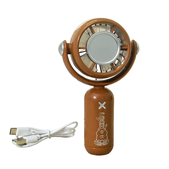 Damen Handventilator Tragbar Mit Flexiblem Design für Unterwegs 0