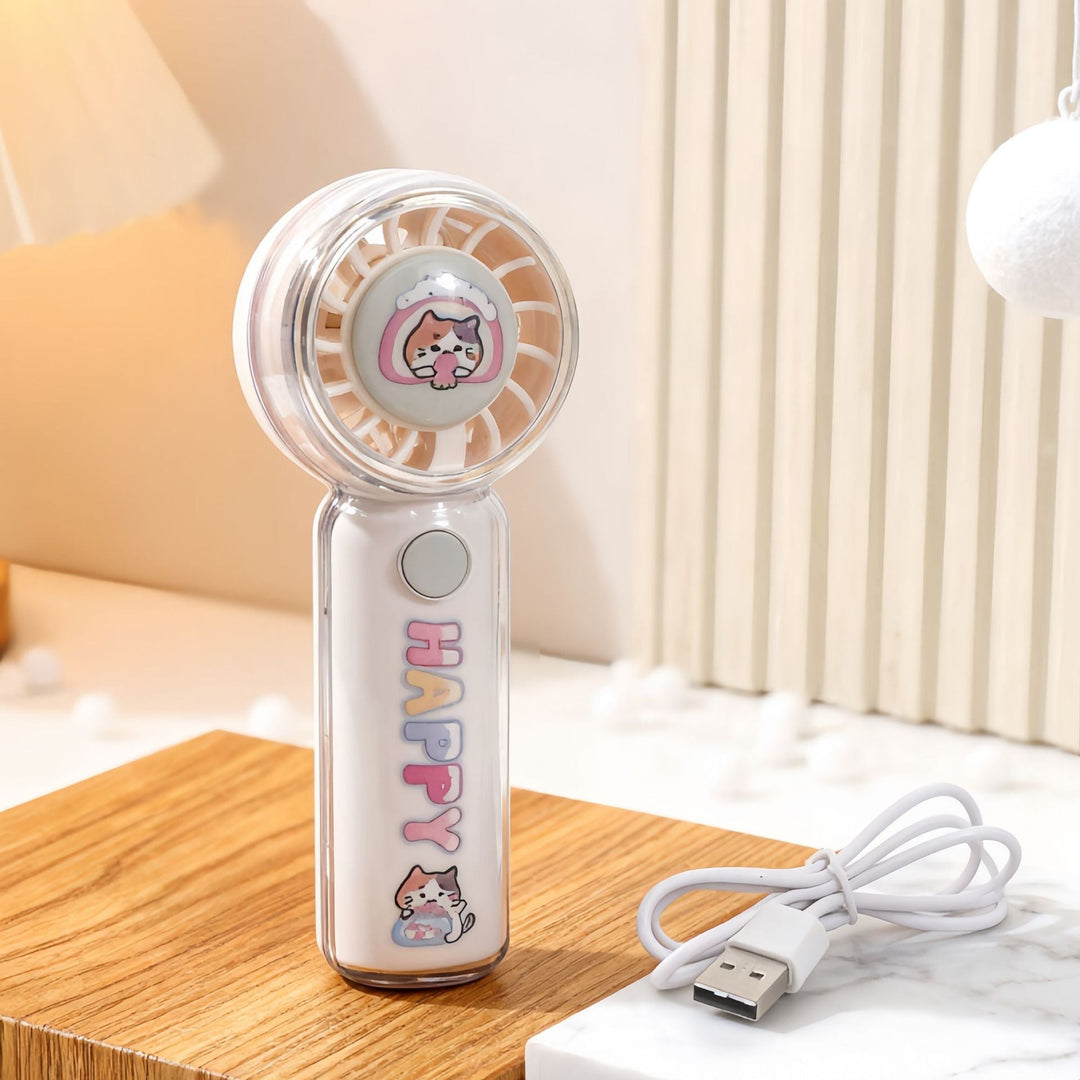Damen Handventilator Tragbar Mit Verspieltem Design 7