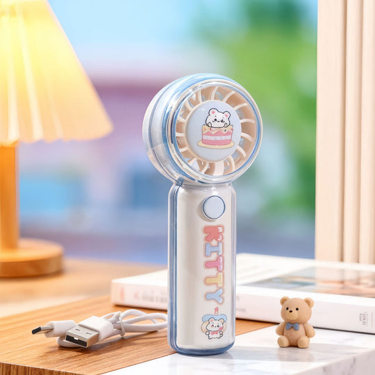 Damen Handventilator Tragbar Mit Verspieltem Design 9
