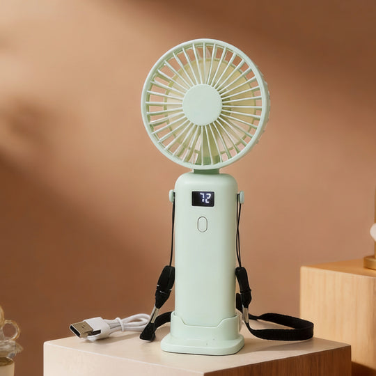 Damen Handventilator Tragbar mit USB-Ladefunktion Modernes Design 5