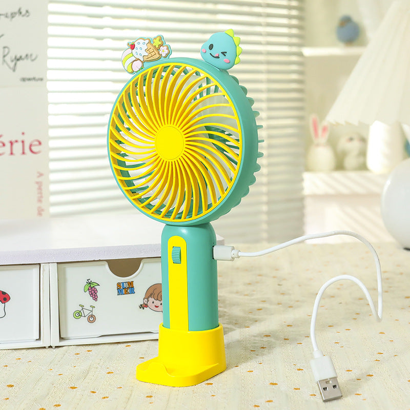 Damen Handventilator Verspielt im Tierdesign Tragbar und USB Aufladbar 5