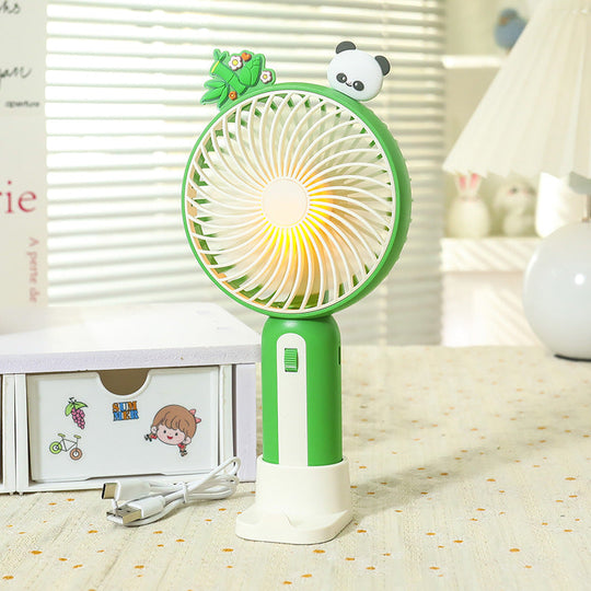 Damen Handventilator Verspielt im Tierdesign Tragbar und USB Aufladbar 8