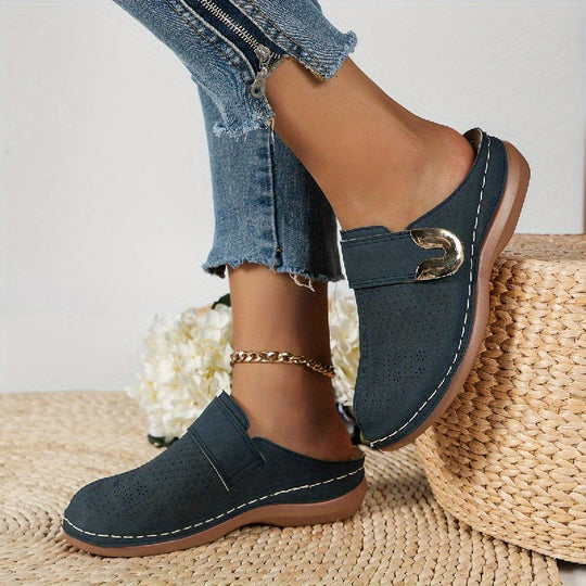 Damen Hausschuhe Orthopädisches Design mit Rutschfester Sohle 7