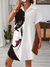 Damen Hemdkleid Lässig Polyester Atmungsaktiv für Sommer und Freizeit 4