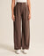 Damen Hochtaillierte Hose mit Weiten Beinen aus Woven Stoff 10