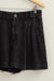 Damen Hochtaillierte Shorts aus Leinen mit Falten für Sommer 4