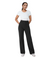 Damen Hochtaillierte Weite Hosen Stretchmaterial 0