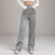 Damen Hochtaillierte Weite Hosen Stretchmaterial 11