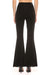 Damen Hohe Taille Cordhosen Super Flare Schwarz 0