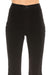 Damen Hohe Taille Cordhosen Super Flare Schwarz 2