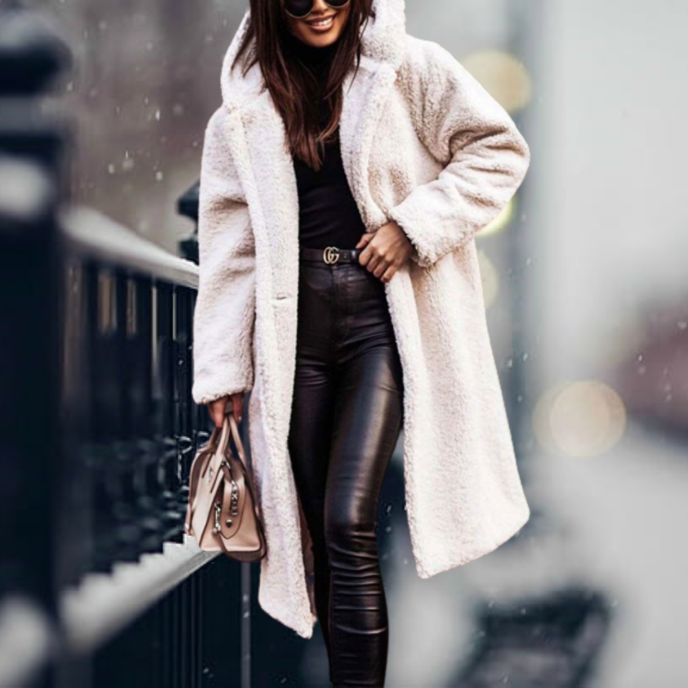 Damen Hoodie Jacke mit Kapuze im modernen Design 11