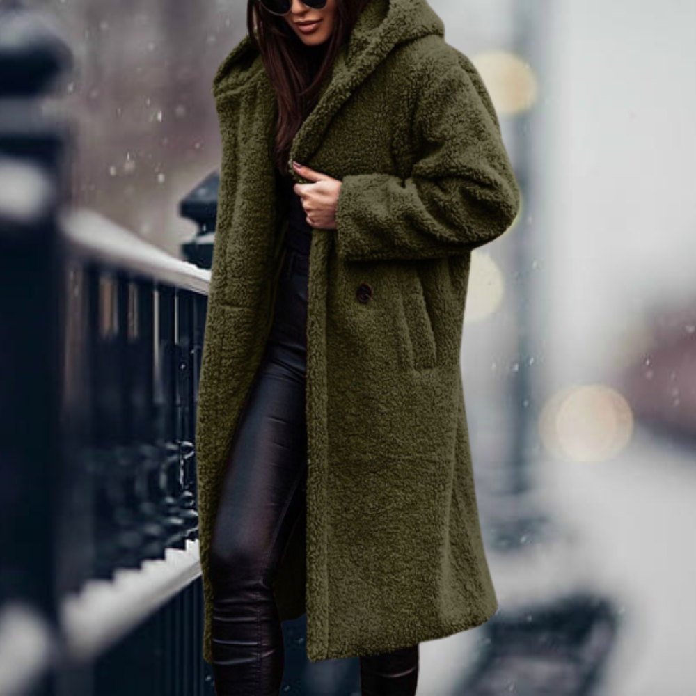 Damen Hoodie Jacke mit Kapuze im modernen Design 1