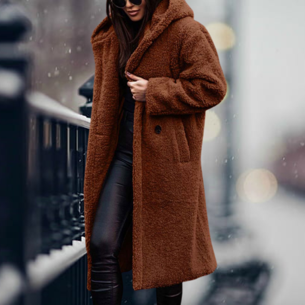 Damen Hoodie Jacke mit Kapuze im modernen Design 4