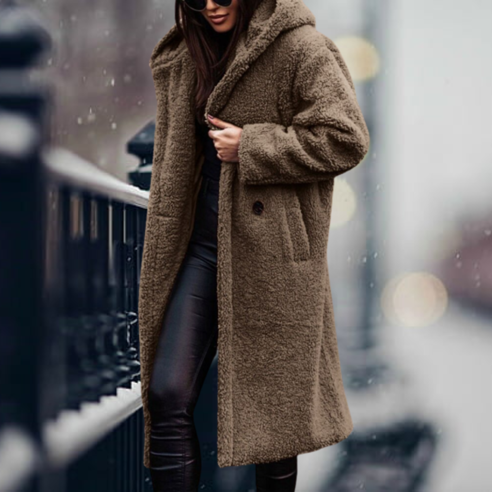 Damen Hoodie Jacke mit Kapuze im modernen Design 8