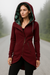 Damen Hoodie Wasserabweisend Tropenmuster Enganliegend 2