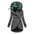 Damen Hoodie Wasserabweisend Tropenmuster Enganliegend 5
