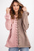 Damen Hoodie mit Farbblock und Seitentaschen aus Terry-Strick 1