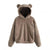 Damen Hoodie mit Kapuze und Kaninchenohren 12