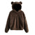 Damen Hoodie mit Kapuze und Kaninchenohren 13