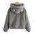 Damen Hoodie mit Kapuze und Kaninchenohren 2