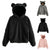 Damen Hoodie mit Kapuze und Kaninchenohren 3
