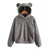 Damen Hoodie mit Kapuze und Kaninchenohren 7