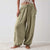 Damen Hose Weit Mit Kordelzug Aus Leichtem Material 7