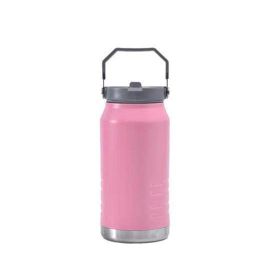 Damen Isolierflasche XL Mit Stabilem Tragegriff - Thermosflasche Für Heiße Und Kalte Getränke 0