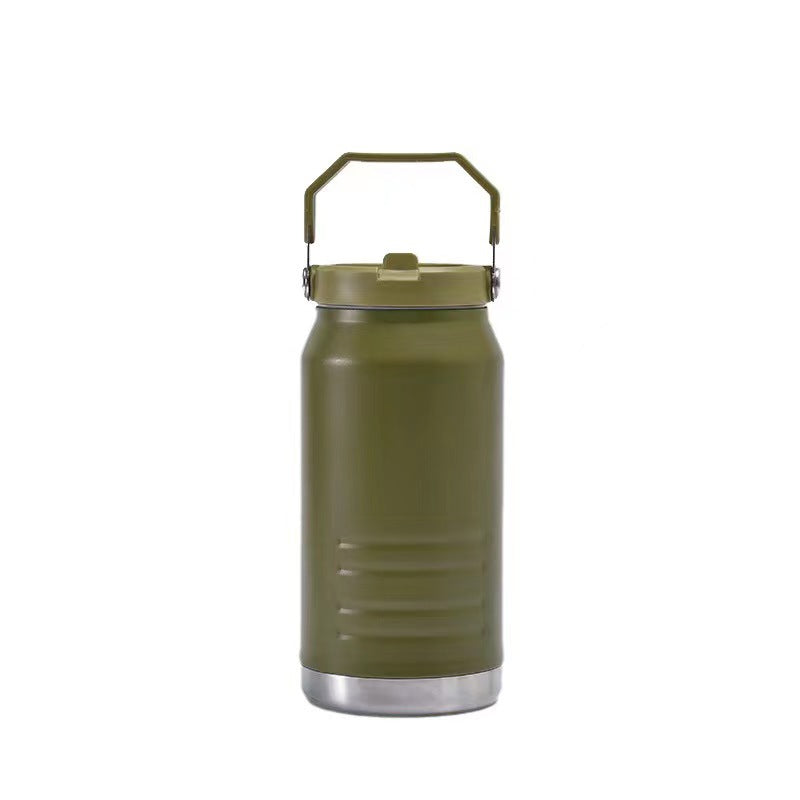 Damen Isolierflasche XL Mit Stabilem Tragegriff - Thermosflasche Für Heiße Und Kalte Getränke 5
