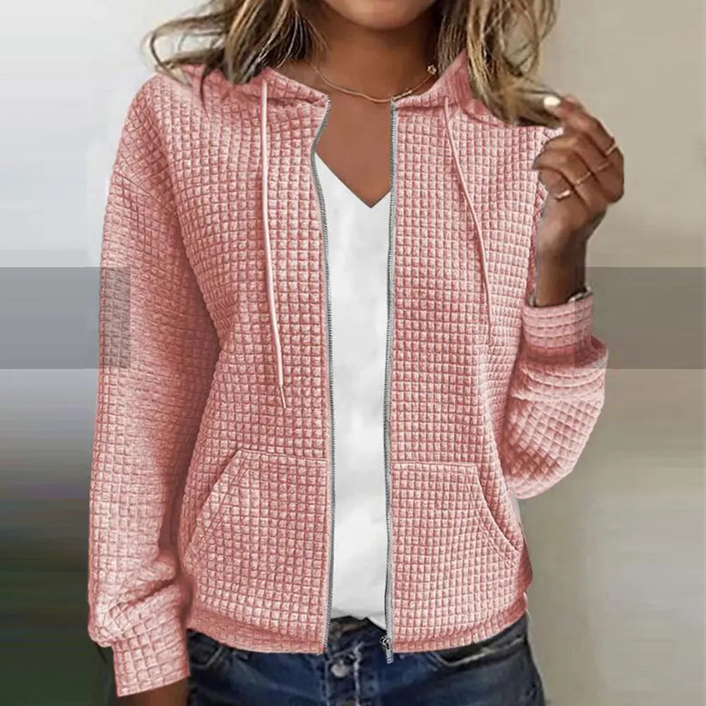 Damen Jacke Kariert Modern 1