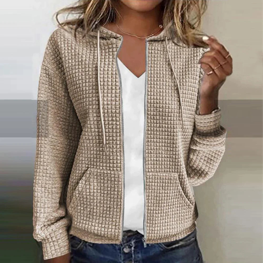 Damen Jacke Kariert Modern 2