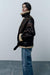 Damen Jacke mit Revers aus Kunstmaterial 2