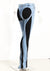Damen Jeans Hochgeschnitten Niche Design mit Farbblockierung 3