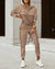 Damen Jogginganzug Cropped Mit Monogramm-Details Aus Weicher Mischfaser 4