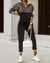 Damen Jogginganzug Cropped Mit Monogramm-Details Aus Weicher Mischfaser 6