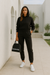 Damen Jogginganzug Oversized Hoodie und Tapered Pants aus Weichem Mischgewebe 1