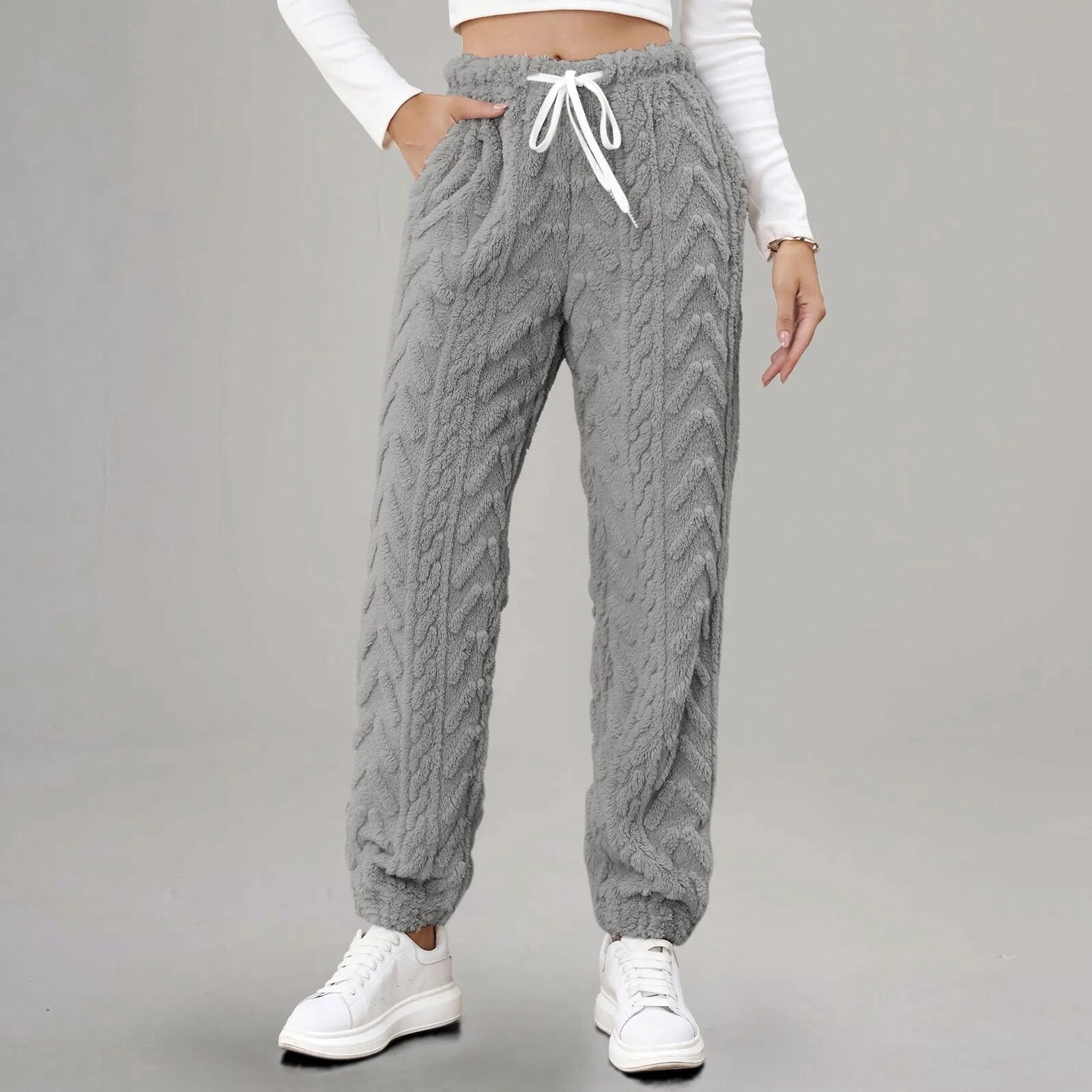 Damen Jogginghose Gemütlicher Stil Baumwolle 6