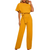 Damen Jumpsuit Festlich Baumwollmix Figurbetont Weite Hosenbeine 3