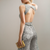 Damen Jumpsuit Festlich Mit Offenen Schultern Glitzerstoff 3