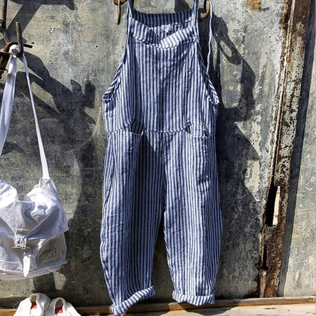 Damen Jumpsuit Sommer Bequeme Passform Aus Luxuriösem Stoff 0