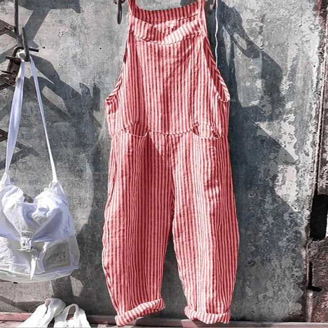 Damen Jumpsuit Sommer Bequeme Passform Aus Luxuriösem Stoff 1